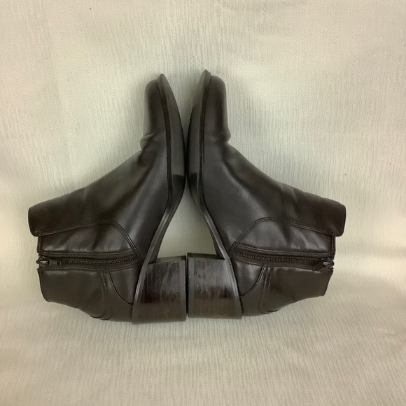 KAREN SCOTT “Rodeo” Brown Leather Booties SZ-7W - Picture 6 of 12